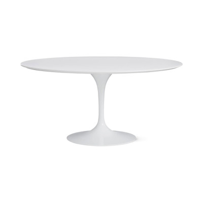 Knoll Saarinen Tavolo Tulip Ø 152 Laminato Bianco