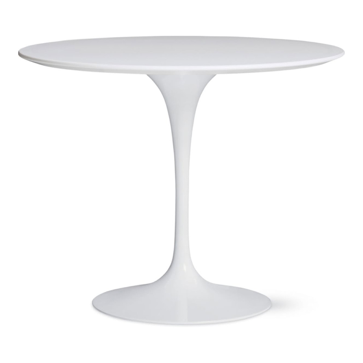 Knoll Saarinen Tavolo Tulip Lounge Ø 91 H 64-65 Laminato Bianco