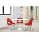 Knoll Saarinen Tavolo Tulip Lounge Ø 91 H 64-65 Laminato Bianco ambientazione