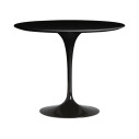 Knoll Saarinen Tavolo Tulip Lounge Ø 91 H 64-65 Laminato Nero vista