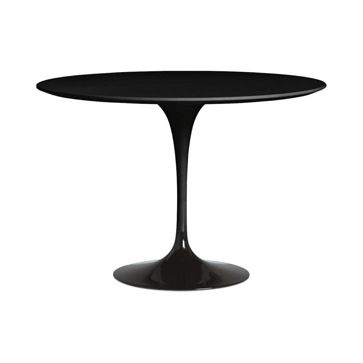 Knoll Saarinen Tavolo Tulip Ø 107 Laminato Nero
