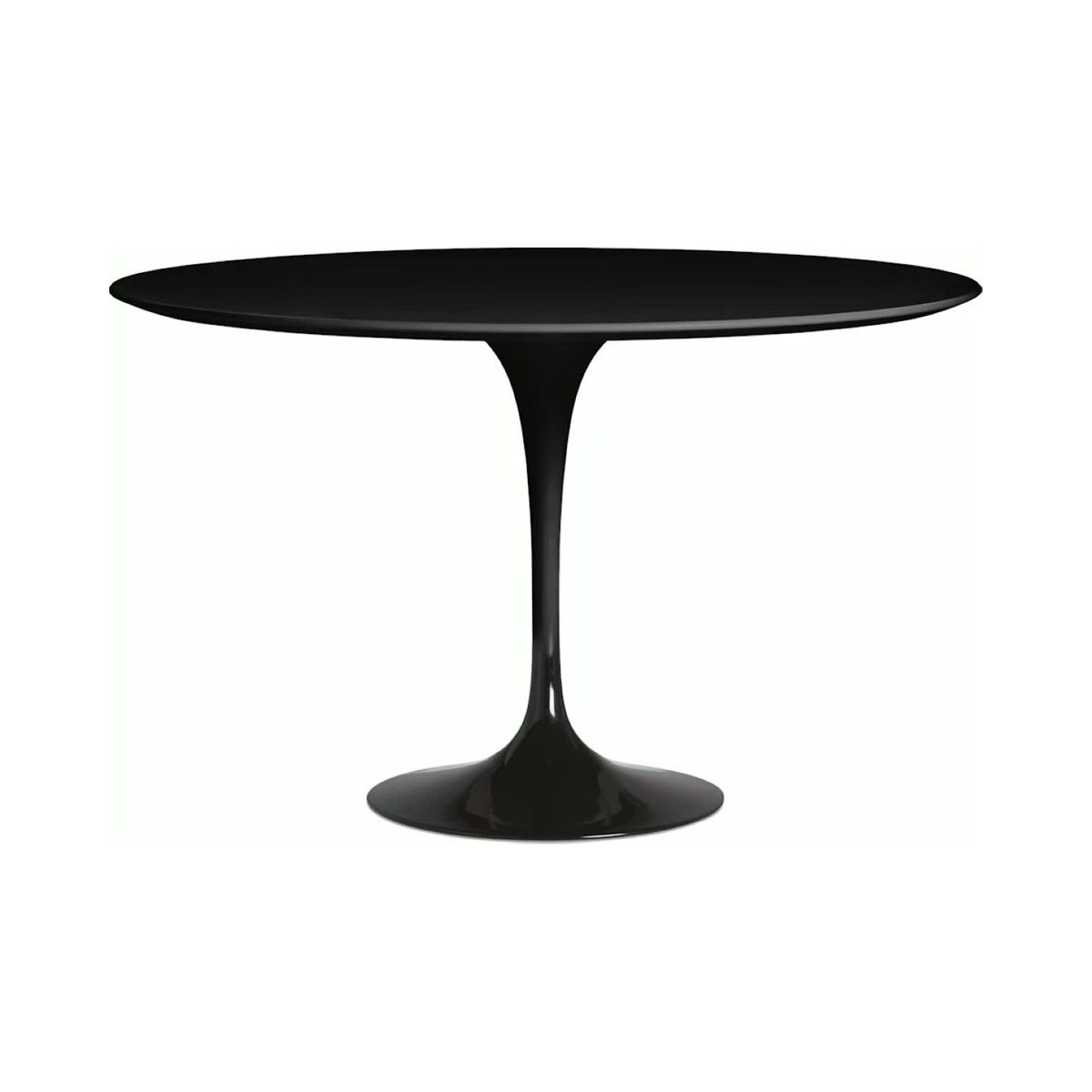Knoll Saarinen Tavolo Tulip Ø 120 Laminato Nero