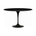 Knoll Saarinen Tavolo Tulip Ø 120 Laminato Nero vista