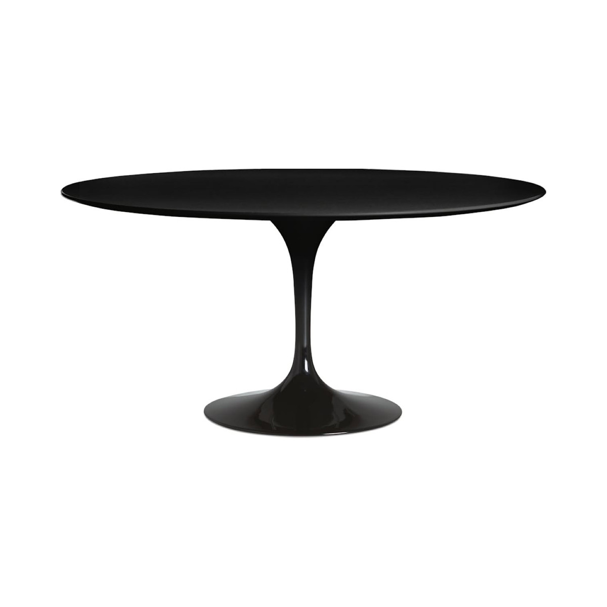 Knoll Saarinen Tavolo Tulip Ø 152 Laminato Nero