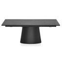 Tavolo Ellisse CB4858-R 160 Connubia dettaglio piano ceramica Stone