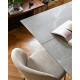 Tavolo Ellisse CB4858-R 160 Connubia dettaglio piano ceramica Arenaria