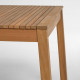Tavolo da esterno Emili in legno massello di acacia 180 x 90 cm FSC 100%  dettaglio