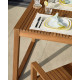 Tavolo da esterno Emili in legno massello di acacia 180 x 90 cm FSC 100%  ambientazione