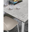 Tavolo Eminence Evo CB4856-R 160 C Connubia nobilitato P13E Creta