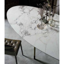 Tavolo Glamour 52.12 200x106 Bontempi Casa Supermarmo arabescato dettaglio