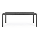 Tavolo allungabile Hilde 200-300x100 antracite Bizzotto vista