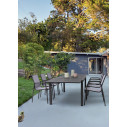 Tavolo allungabile Hilde 200-300x100 antracite Bizzotto ambientazione