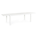 Tavolo allungabile Hilde 200-300x100 bianco Bizzotto vista