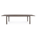 Tavolo allungabile Hilde 200-300x100 coffee Bizzotto vista