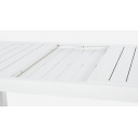Tavolo Hilde 140-210x77 bianco Bizzotto dettaglio