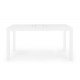 Tavolo Hilde 140-210x77 bianco Bizzotto vista