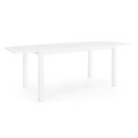Tavolo Hilde 140-210x77 bianco Bizzotto vista