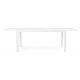 Tavolo allungabile Hilde 160-240x90 bianco Bizzotto vista