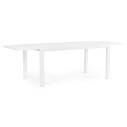 Tavolo allungabile Hilde 160-240x90 bianco Bizzotto vista