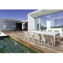 Tavolo Konnor 200-300x110 bianco Bizzotto ambientazione