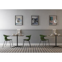 Loop tavolo 70x70 H 71 Infiniti Design ambientazione