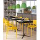 Loop tavolo 70x70 H 71 Infiniti Design ambientazione