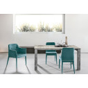Poltroncina Dallas TARGET POINT microfibra azzurro