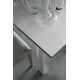 Tavolo Marte 180 TA147 Piano Gres Carrara Gambe Bianco dettaglio
