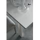 Tavolo Marte 180 TA147 Piano Gres Carrara Gambe Bianco dettaglio