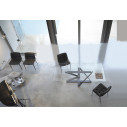 Tavolo Millennium 20.37 Bontempi Casa Piano Cristallo Trasparente