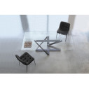 Tavolo Millennium 20.38 Bontempi Casa Struttura Acciaio Grigio chiaro