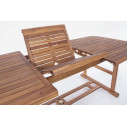 Tavolo Noemi ovale 180-240x100 Bizzotto dettaglio