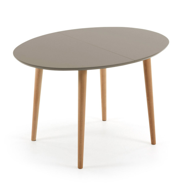 Oqui tavolo allungabile ovale 120-200 cm marrone