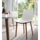 Oqui tavolo allungabile ovale 160/260 x 100 cm bianco ambientazione
