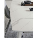 Tavolo Oceano 140 Target Point dettaglio ceramica marmo carrara