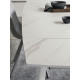 Tavolo Oceano 140 Target Point dettaglio ceramica marmo carrara