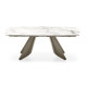 Tavolo Orion CB4865-S 165 Connubia ceramica marmo bianco lucido
