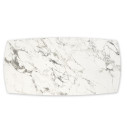Tavolo Orion CB4865-S 200 Connubia ceramica marmo bianco lucido