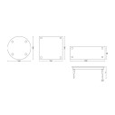 Tavolo Oste Colico dimensioni