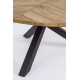 Tavolo Palmdale Ø 160 carbon Bizzotto dettaglio