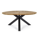 Tavolo Palmdale Ø 160 carbon Bizzotto vista