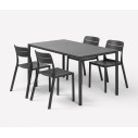 Tavolo Piave 120x70 Nardi con sedia Cassia bistrot