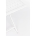 Tavolo pieghevole Elin 70x70 bianco Bizzotto dettaglio