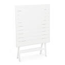 Tavolo pieghevole Elin 70x70 bianco Bizzotto vista