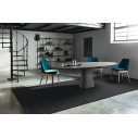 Tavolo Podium Fisso 52.17 Base Cemento Antracite Piano Cemento Antracite