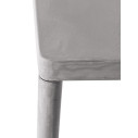 Tavolo Pure Colico grigio cemento dettaglio gamba