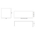 Tavolo Pure Evo Colico dimensioni