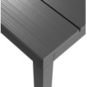Tavolo Rio 140 Alu Extensible Nardi Dettaglio piano alluminio antracite