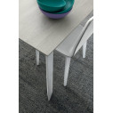 Tavolo Saturno 130 TA188 Target Point laminato rustico bianco dettaglio