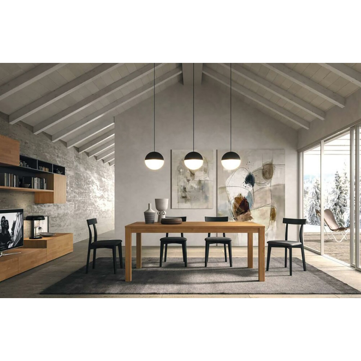 Tavolo Seven estensibile Rovere